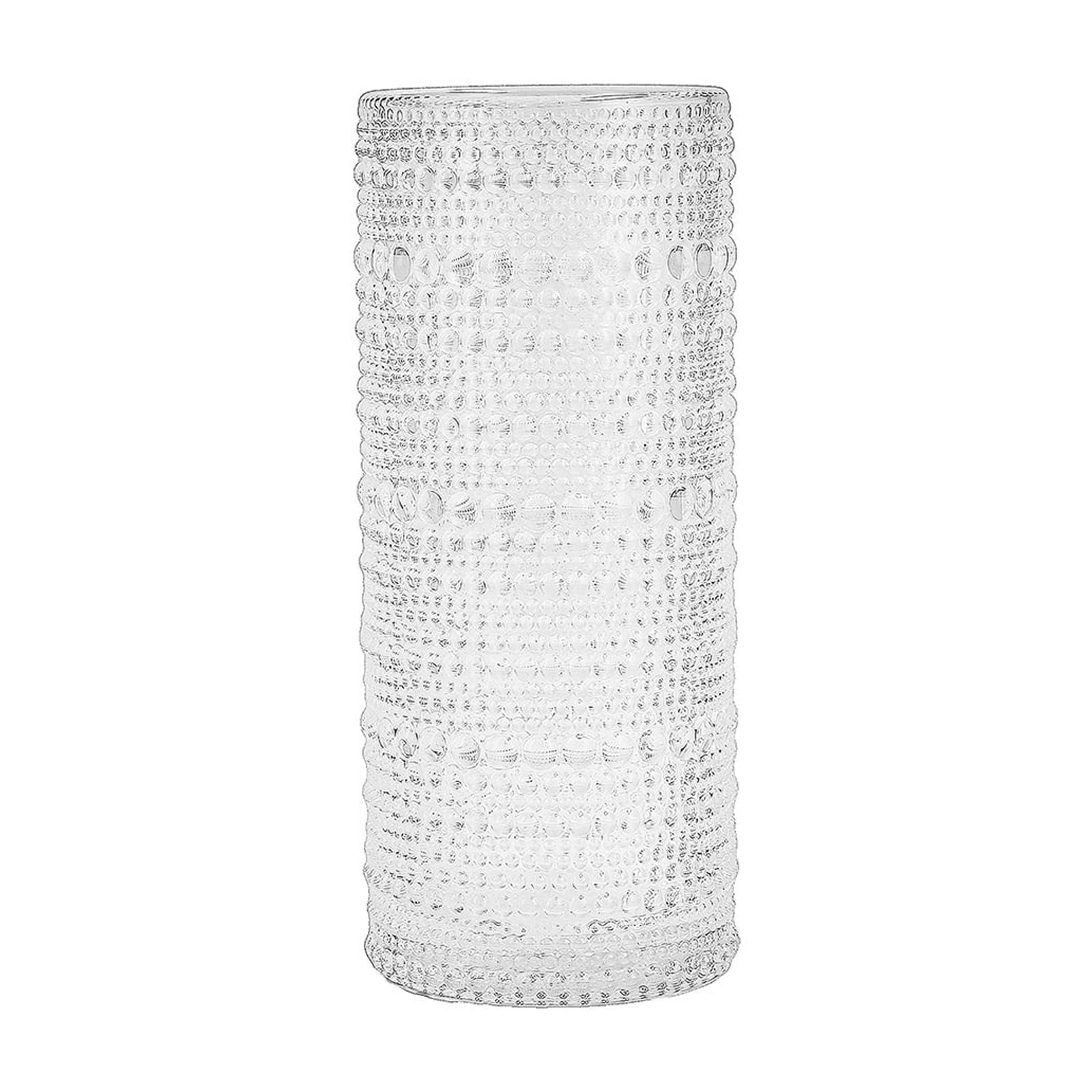 Clear Beaded Hobnail 11oz Highball Glass Set