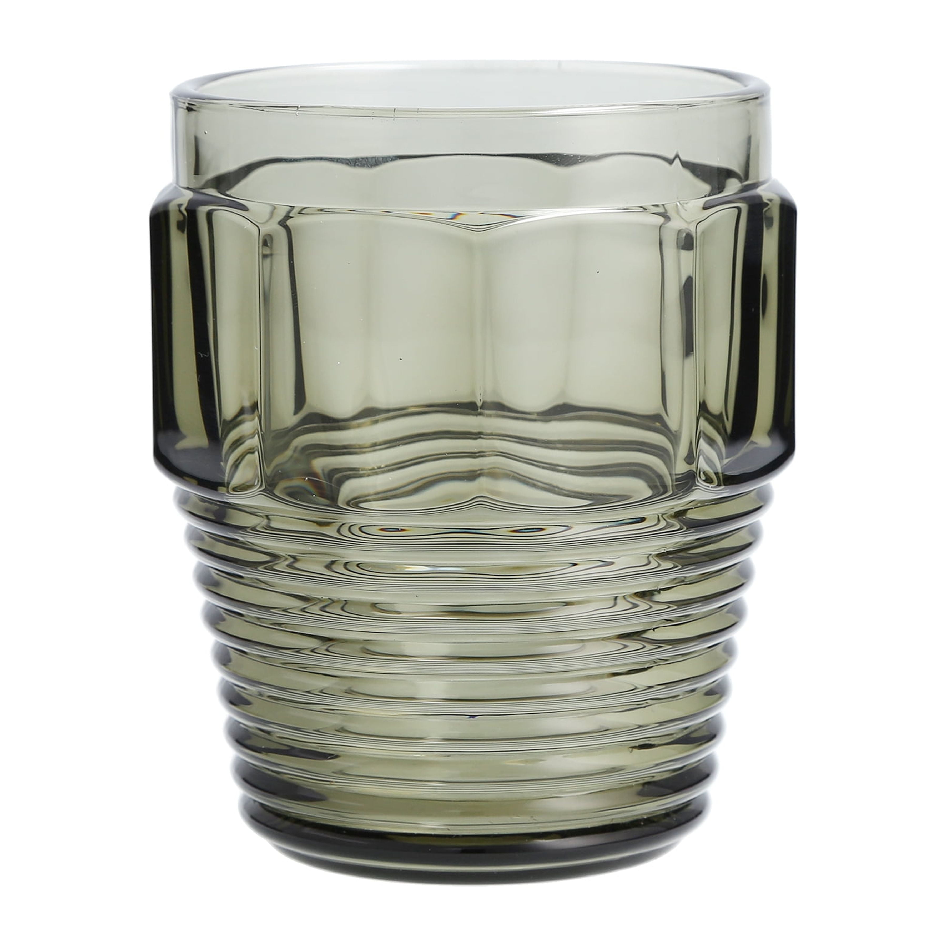 D&V by Fortessa Bolt Smoke Grey DOF Glass 11oz