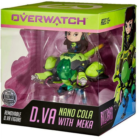 D.Va and MEKA Overwatch Cute But Deadly Nano Cola Colossal Figurine - 2019 Exclusive