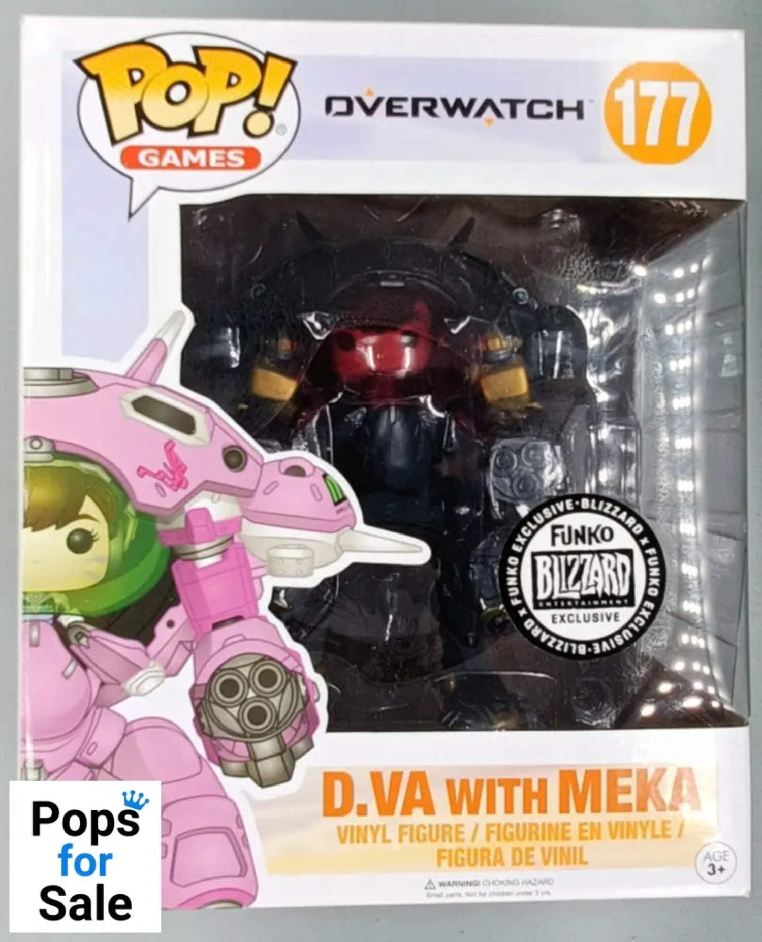 177 D.Va with MEKA (Carbon Fiber) - 6 Inch - Overwatch Funko