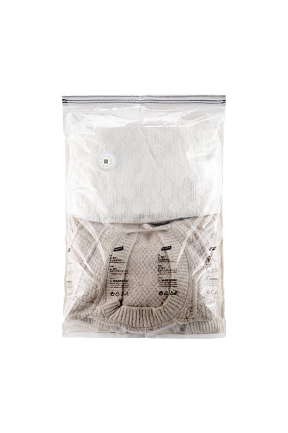 D Vacuum Compression Storage Bags For Clothes With Hand Pump And Thick Material, Space Saving Storage For Travel, Home Organization And Seasonal Clothes, 22X31.5In