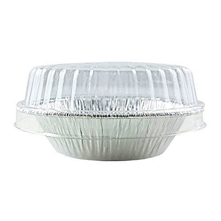 Aluminum Pans With Clear Plastic Lids, Disposable Cookware