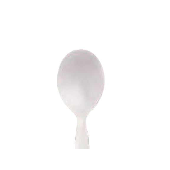 D & W Fine Pack S1003 White Tasting Spoon - 1000 / CS