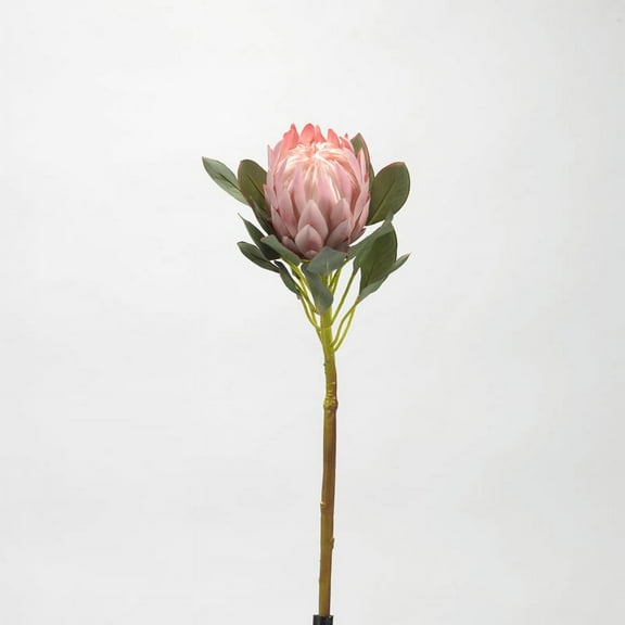 D&W Silks - Pink Protea Flower Stem - Set of 3