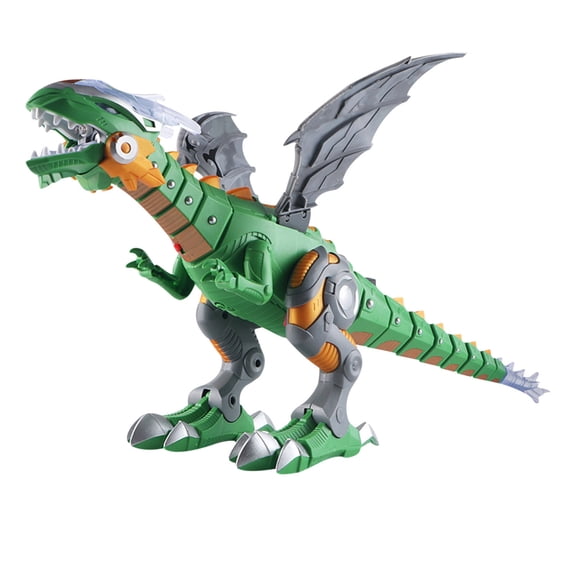 D Walking Electronic Dinosaur Toy With Light Sound And Spray For Kids Roaring Mechanical Dinosaur Model With Mist Effect
