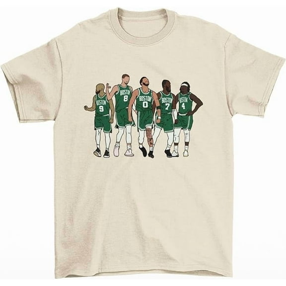 D White, KP, Jrue & The Jays Boston Basketball T-Shirt