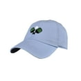 thumbnail image 1 of D&Y Pastime Outdoor Embroidered Low Profile Baseball Cap, Pickleball Paddles, Light Blue, 1 of 4