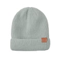 thumbnail image 1 of D&Y Unisex Convertible Slouchy  Simple Solid Fine Rib Beanie, Light Gray, 1 of 4