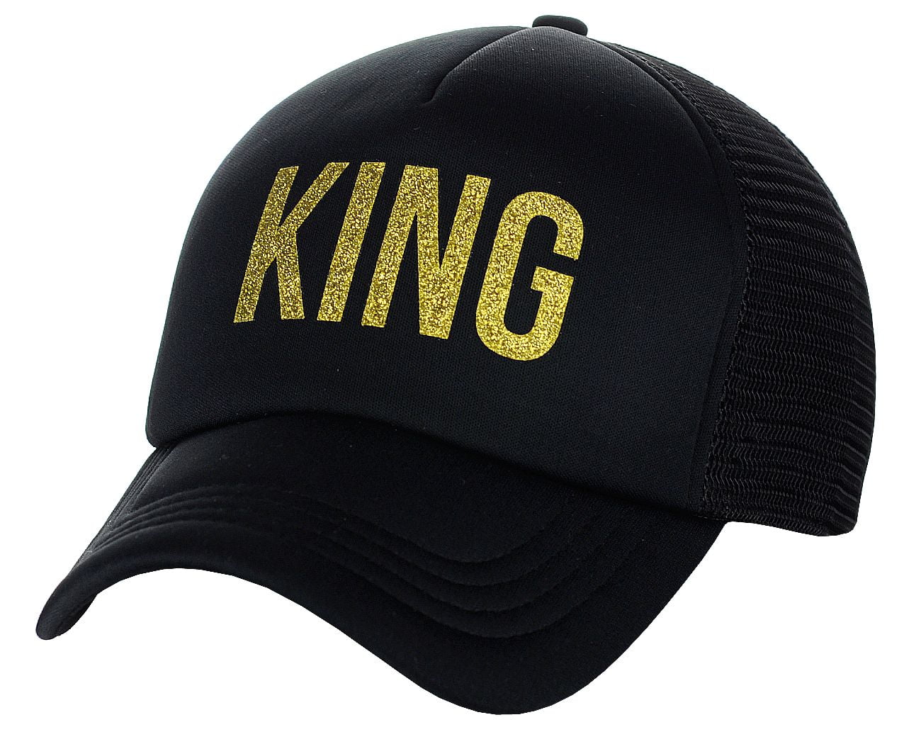 D&Y Unisex KING QUEEN Mesh Back Trucker Baseball Cap Hat