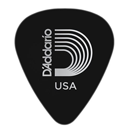 D'addario Planet Waves Black Celluloid Guitar Picks - 10 Pack