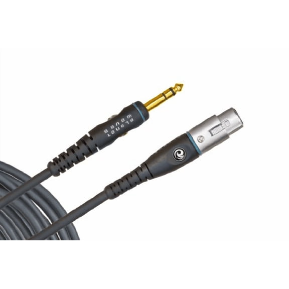 D'addario Planet Waves Gold Plated Custom Series Microphone Cable, XLR Female to 1/4", 25 Feet