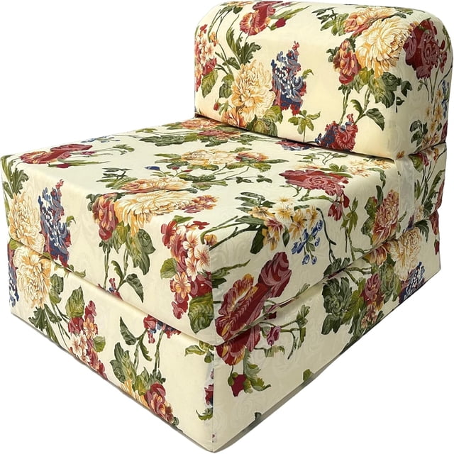 D&D Futon Furniture Sleeper Chair Folding Foam Beds Portable Studio