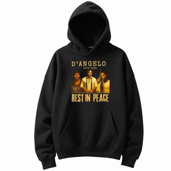 D'angelo Merch Rest In Peace Hoodie Spring Autumn Fashion Men/Women Casual Long Sleeve Sweatshirts