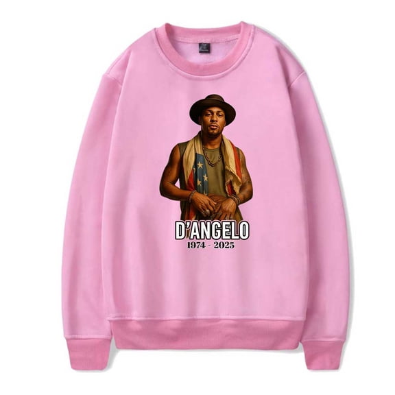 D'angelo Merch Rip Crewneck Sweatshirts Cosplay Unisex Fashion Long Sleeve Stylish Y2K Design Top
