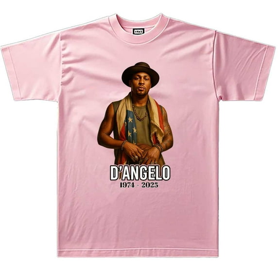 D'angelo Merch Rip Summer Unisex Short-sleeved T-shirt Fashion Printed Casual Stylish Design Y2K Tee