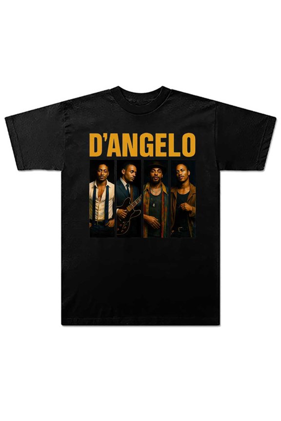 D'angelo Rip Merch Summer Unisex Short-sleeved T-shirt Fashion Printed Casual Stylish Design Y2K Tee