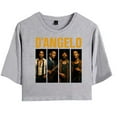 thumbnail image 1 of D'angelo Rip Merch T-Shirt For Women&Girls Midriff Short Sleeve Summer Clothing Vest Tee, 1 of 5
