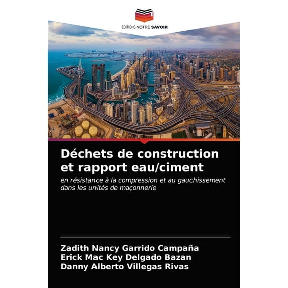 Déchets de construction et rapport eau/ciment (Paperback)