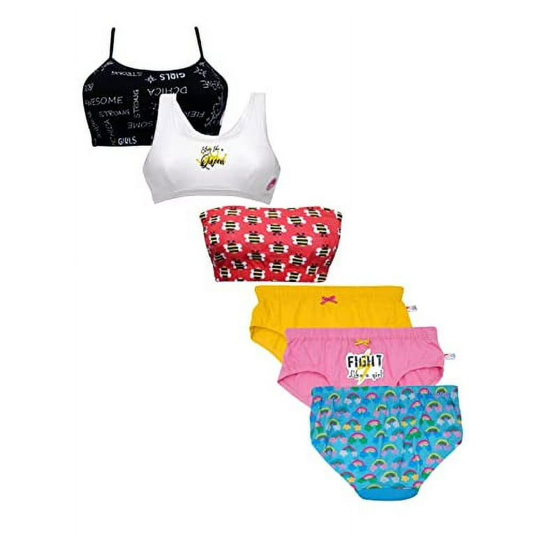 Puberty Young Girls Bra And Panties Sets Teenage Girls Cotton