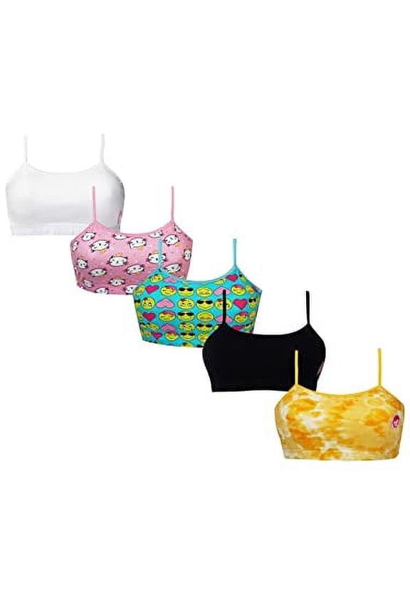 Training Bras With Adjustable Straps & SingleFront Layering For Teens 10-12 Years