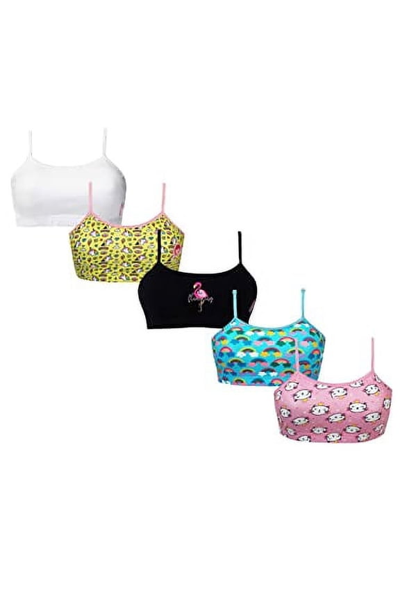 Training Bras With Adjustable Straps & SingleFront Layering For Teens 10-12 Years