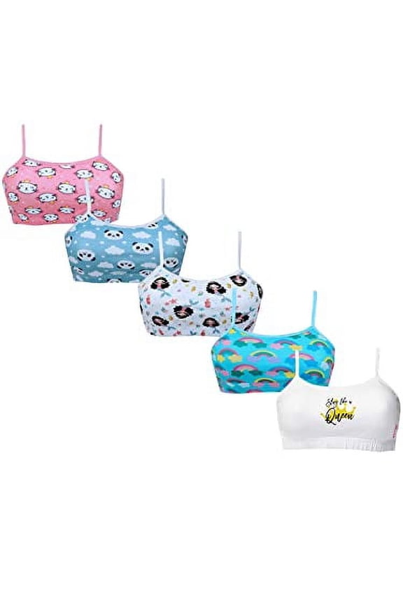 Training Bras With Adjustable Straps & SingleFront Layering For Teens 8-10 Years
