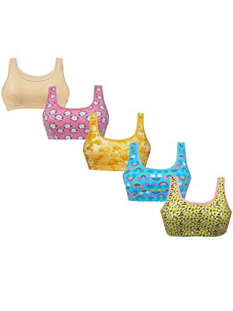 D'chica Training Bras With Adjustable Straps & SingleFront Layering For