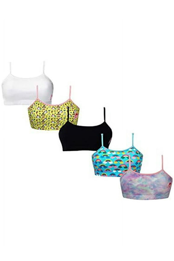 Training Bras With Adjustable Straps & SingleFront Layering For Teens 8-10 Years
