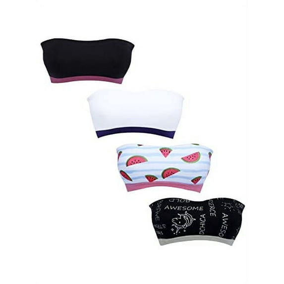 D'chica Training Sports Bra, Non Padded, Regular Fit Athleisure Bras for Teenager 10-12 Years