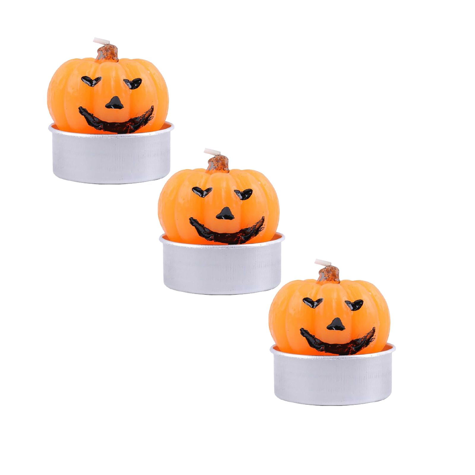 Décor Candle Holders Pumpkin Themed Party Decorations For A Haunting