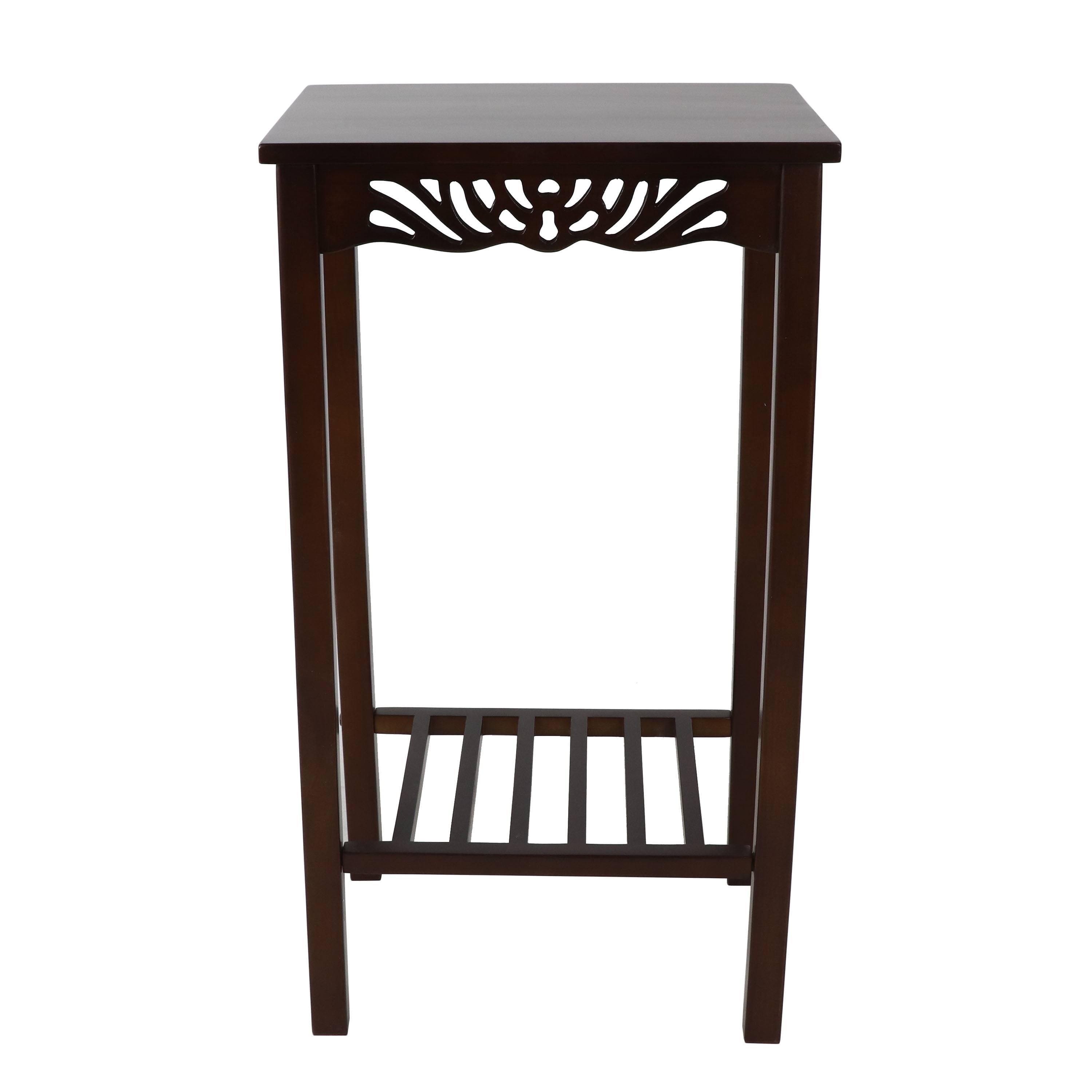 Décor Therapy Mahogany Wood Accent Table, Brown