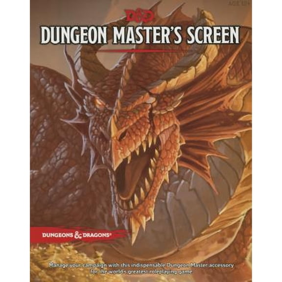 Pre-Owned D&d Dungeon Master's Screen (Paperback) by Wizards RPG Team