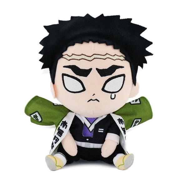 D-emon Slayer Kimetsu no Yaiba Plush Toy Furry Stuffed Toy Doll Indoor Decoration Cartoon Cute Soft Skin-Friendly Cartoon Cute Suitable As A Gift