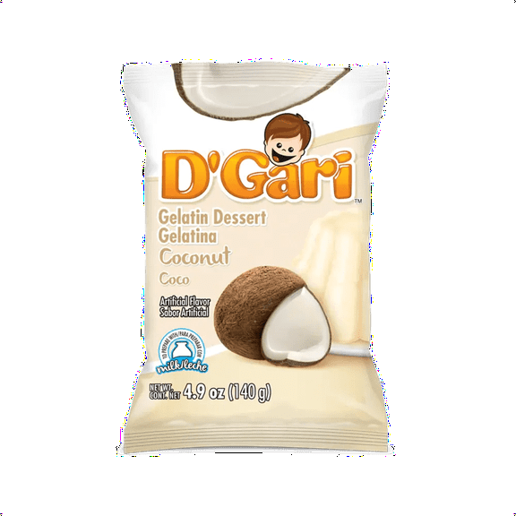 D'gari Coconut Milk Gelatin (24 Pack) 4.2 oz