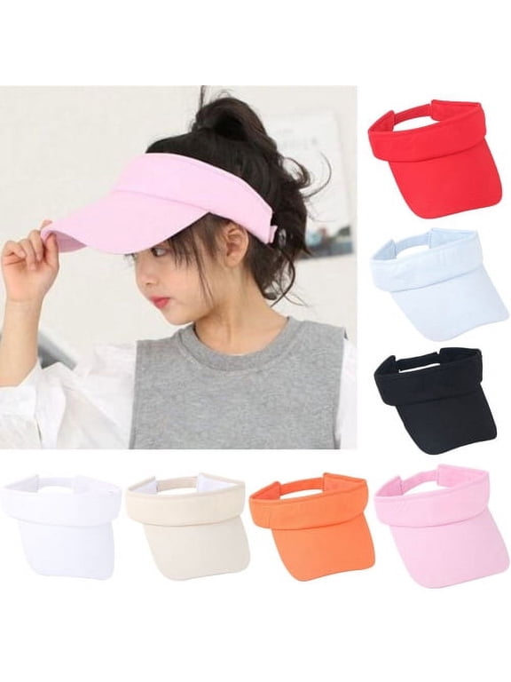 Unisex Kids Visor Sun Adjustable Athletic Sports Hat