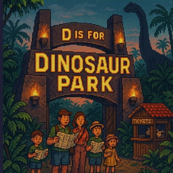 D is for Dinosaur Park: An A to Z of Prehistoric Panic and Pixel-Powered Mayhem, (Paperback)
