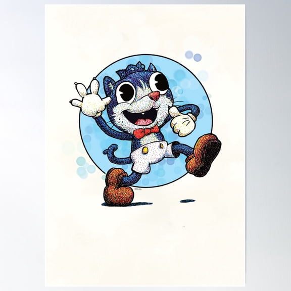 Dük Mewsome Poster Wall Art, Modern Wall Decor For Living Room Bedroom, 8x12 UNFRAMED