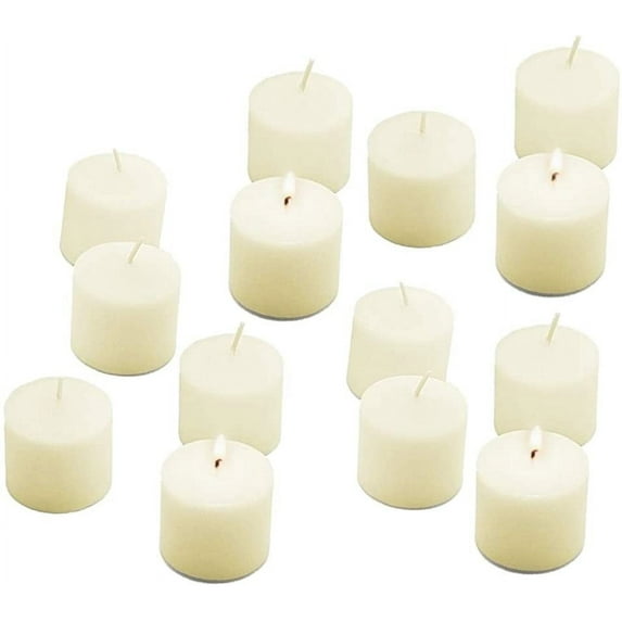 D'light Online 10 Hour Ivory Unscented Votives 432 pcs per case