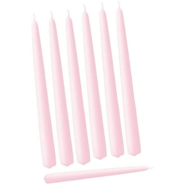 D'light Online Elegant Taper Candles Dripless and Smokeless Set of 144