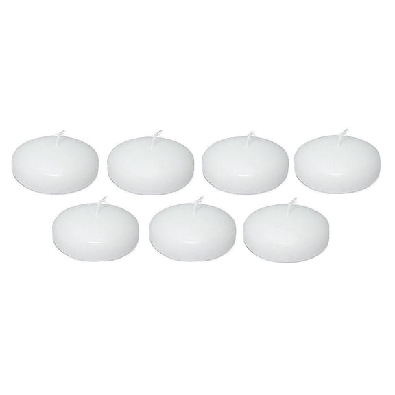 D'light Online Large Floating Candles 3 Inch Bulk Pack for Events, Weddings, Spa, Home Decor, Special Occasions and Holiday Decorations (Set of 72, White)
