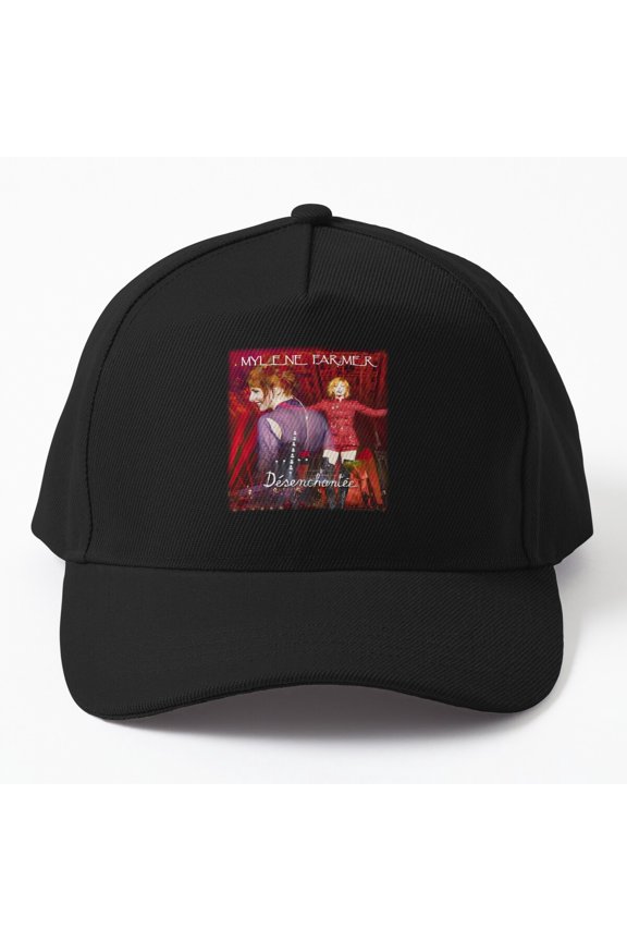 Désenchantée Mylène Farmer Baseball Hat, French Music Fan Theme Graphic Design, Classic Cap