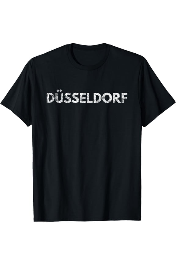 Düsseldorf Germany Distressed, Graphic T-Shirt mens t hirt men,black,women,misfits,journey ,boys