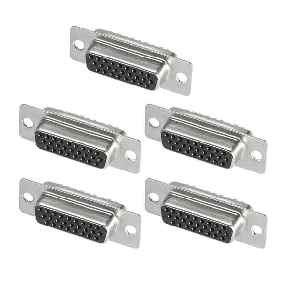 D-sub Connector Female Socket 26-pin 3-row Port Terminal Breakout 4pcs
