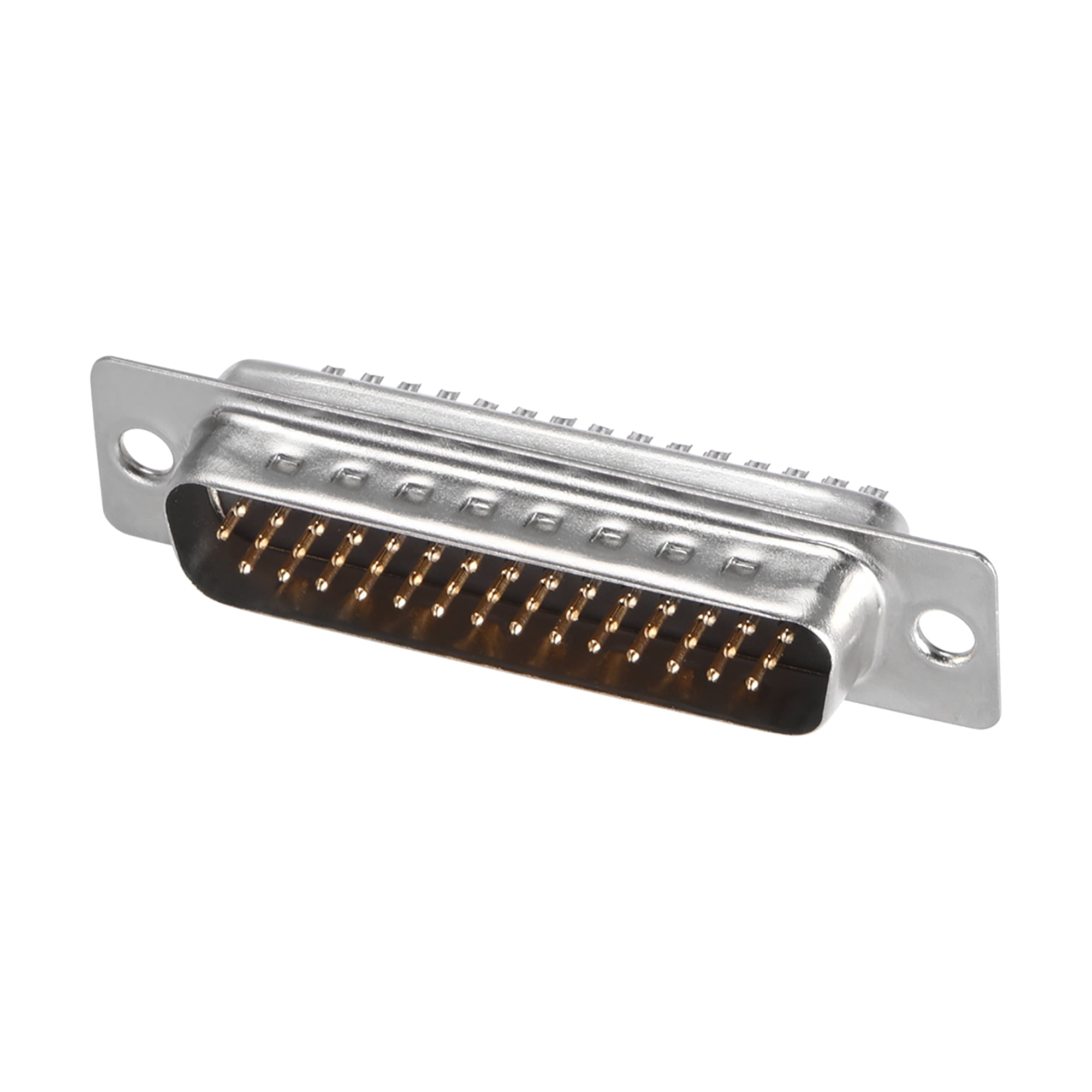 D-sub Connector Male Plug 44-pin 3-row Solder Type Black 1pc - Walmart.com