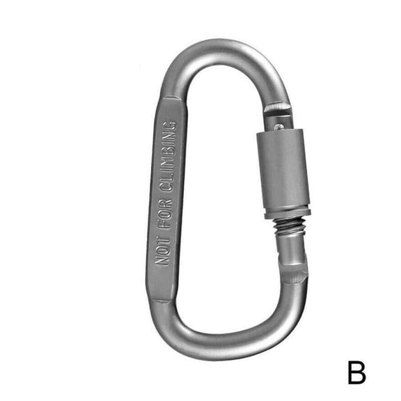 Thick 8CM With Lock D Type Mountaineering Buckle Fast Buckle Buckle Hanging Nut Backpack F4J4