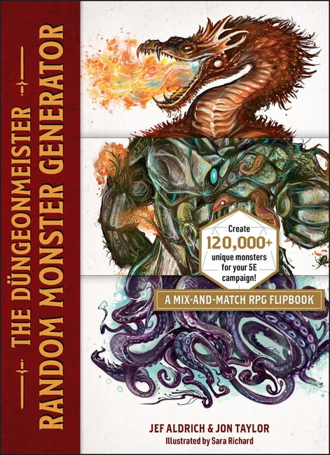 Düngeonmeister Hardcover Illustrated RPG Monster Generator Book