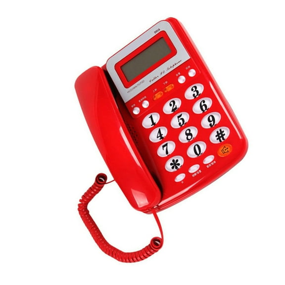 D016 Corded Desk Telephone Landline Phone for Home Office Use with Call Back