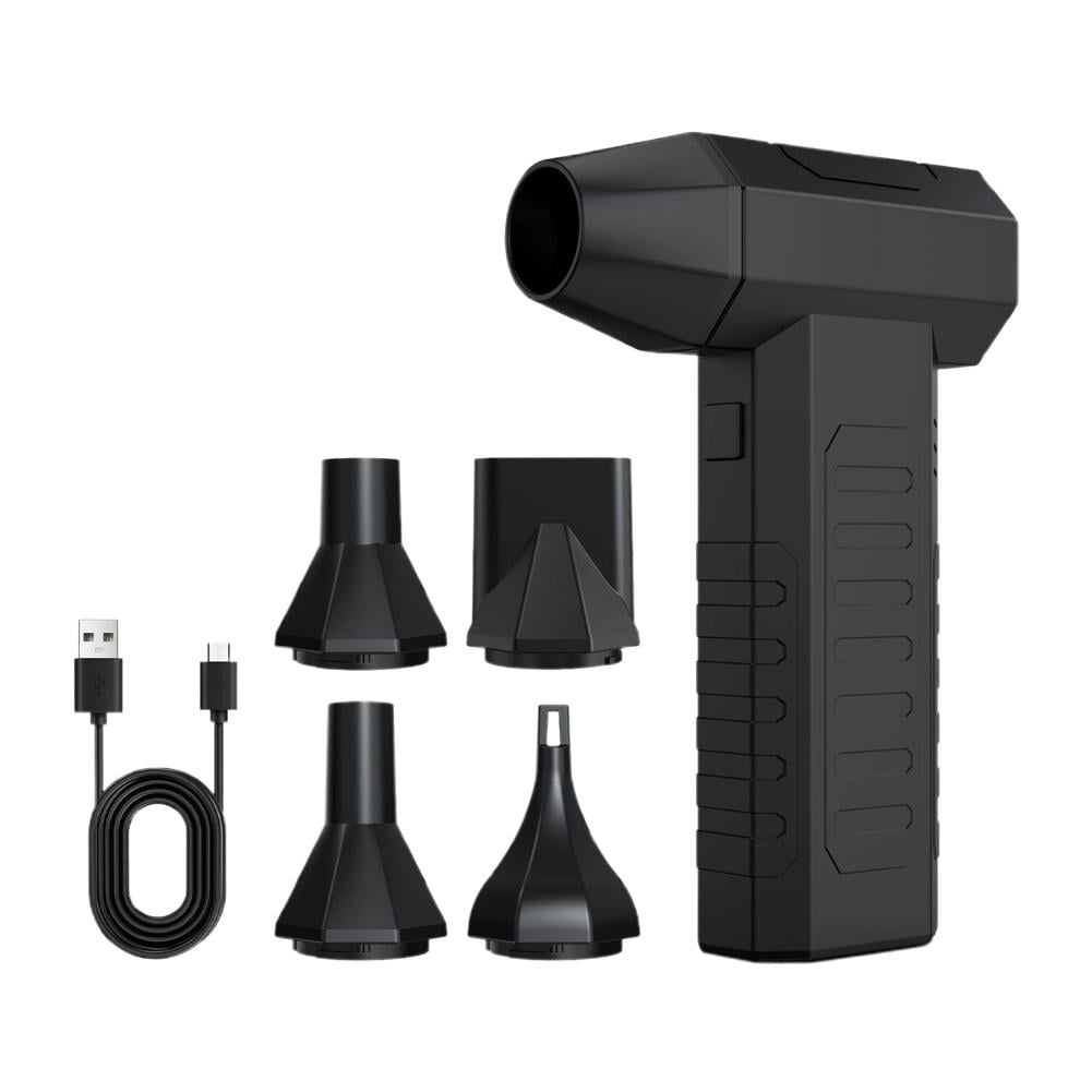 D01A 100000RPM Brushless Electric Duster, Portable Handheld Air Blower for Cleaning Computer, Keyboard, Car Interior - Powerful Cordless Dust Cleaner with LED Light