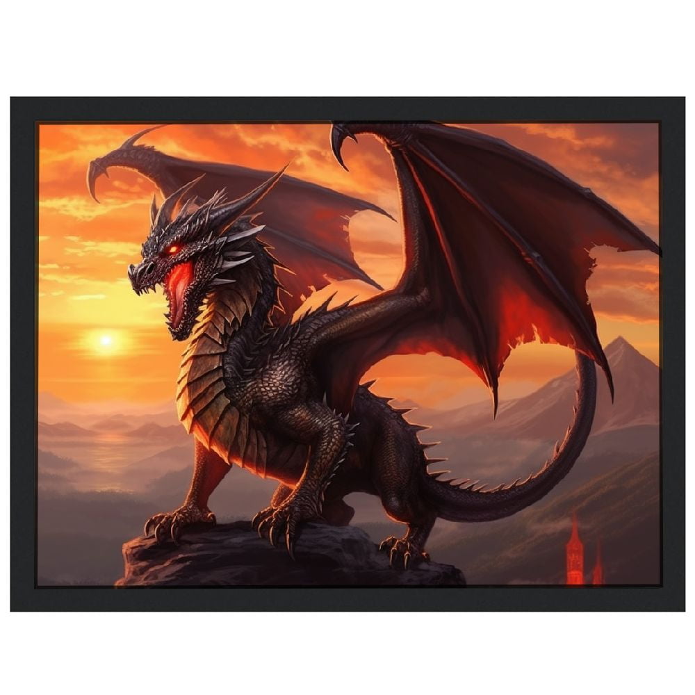 D03GENHSY Fantasy Wall Decor Dragon Wall Art for Boys Room Decor
