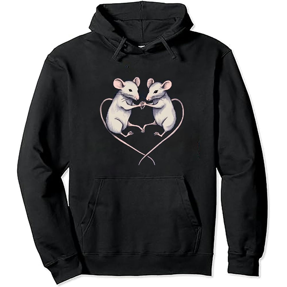 D04GENHS Rat Hoodie - Rat Sweatshirt ,Blue ,Small - Walmart.com